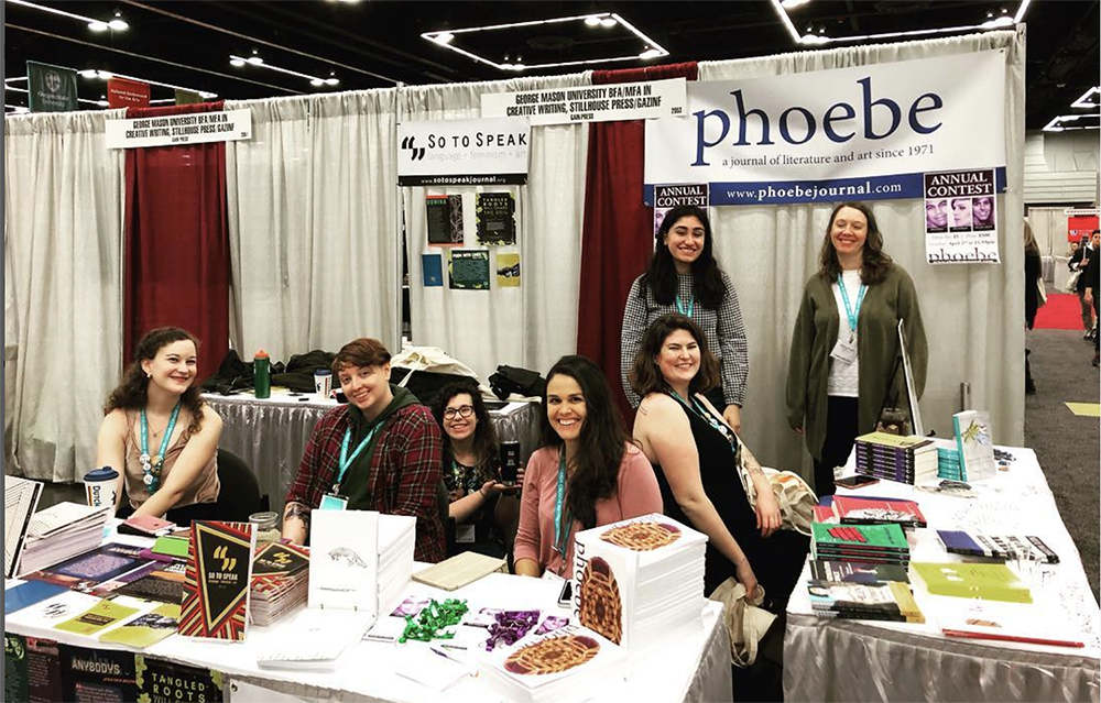 So to Speak and Phoebe journal editors at the AWP conference in Portland, Oregon